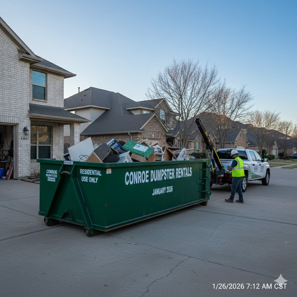 Roll-Off Dumpster Rental in Conroe