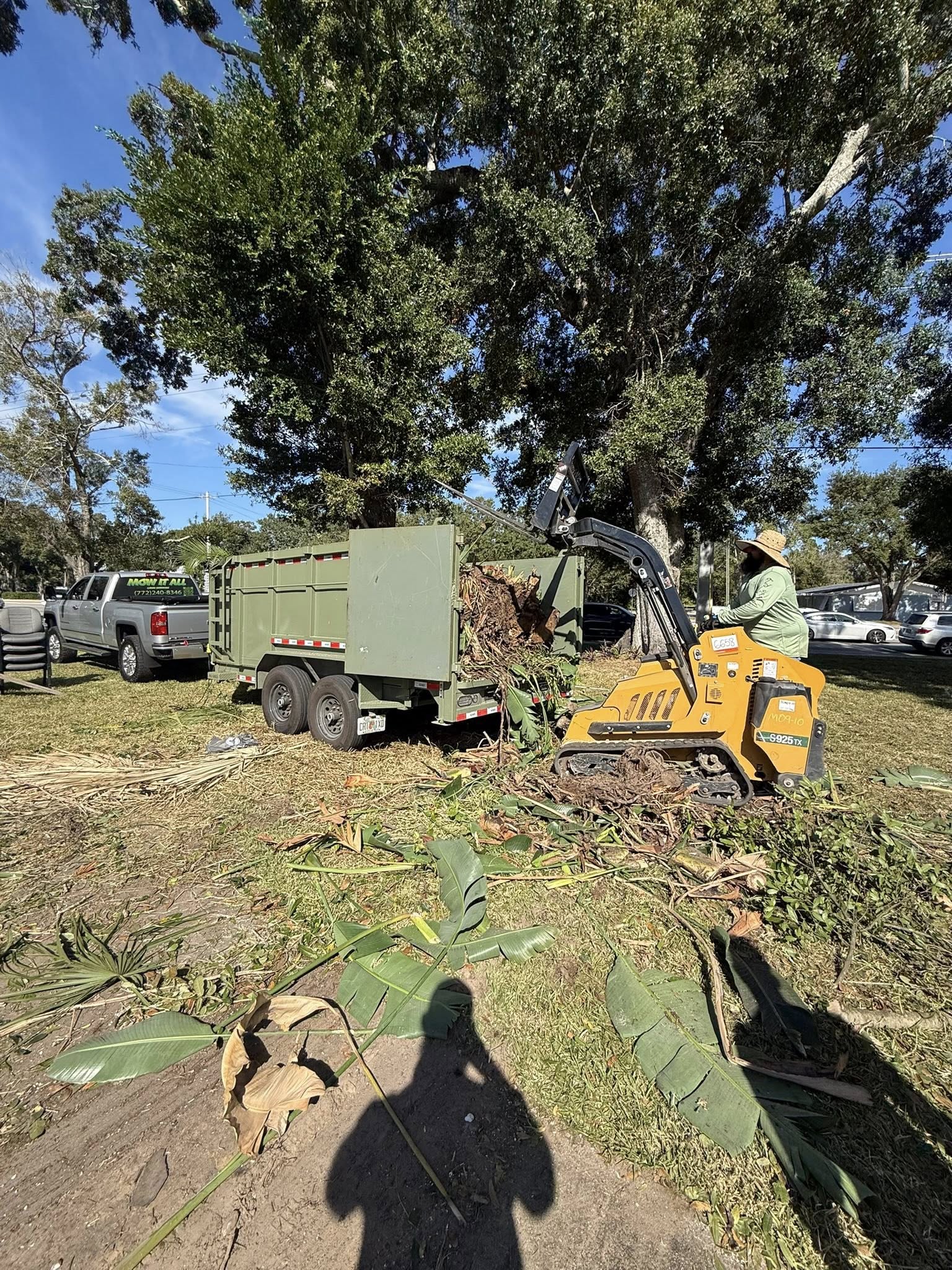 Yard Waste Dumpster Rental in Conroe